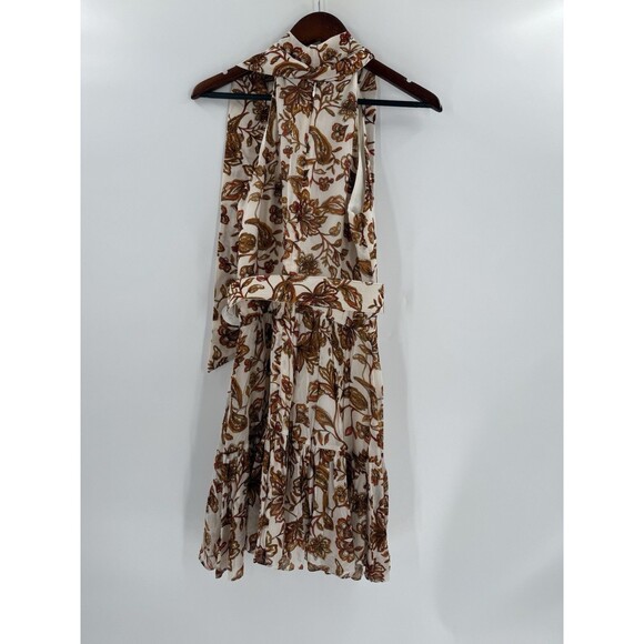 NWOT Gorgeous Nicholas Selima Belted Dress in Ivory Paisley Size 2 Retail- $550 - Picture 12 of 16